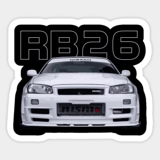 JDM CAR nismo RB26 factory RB26DETT Fine Spec Sticker